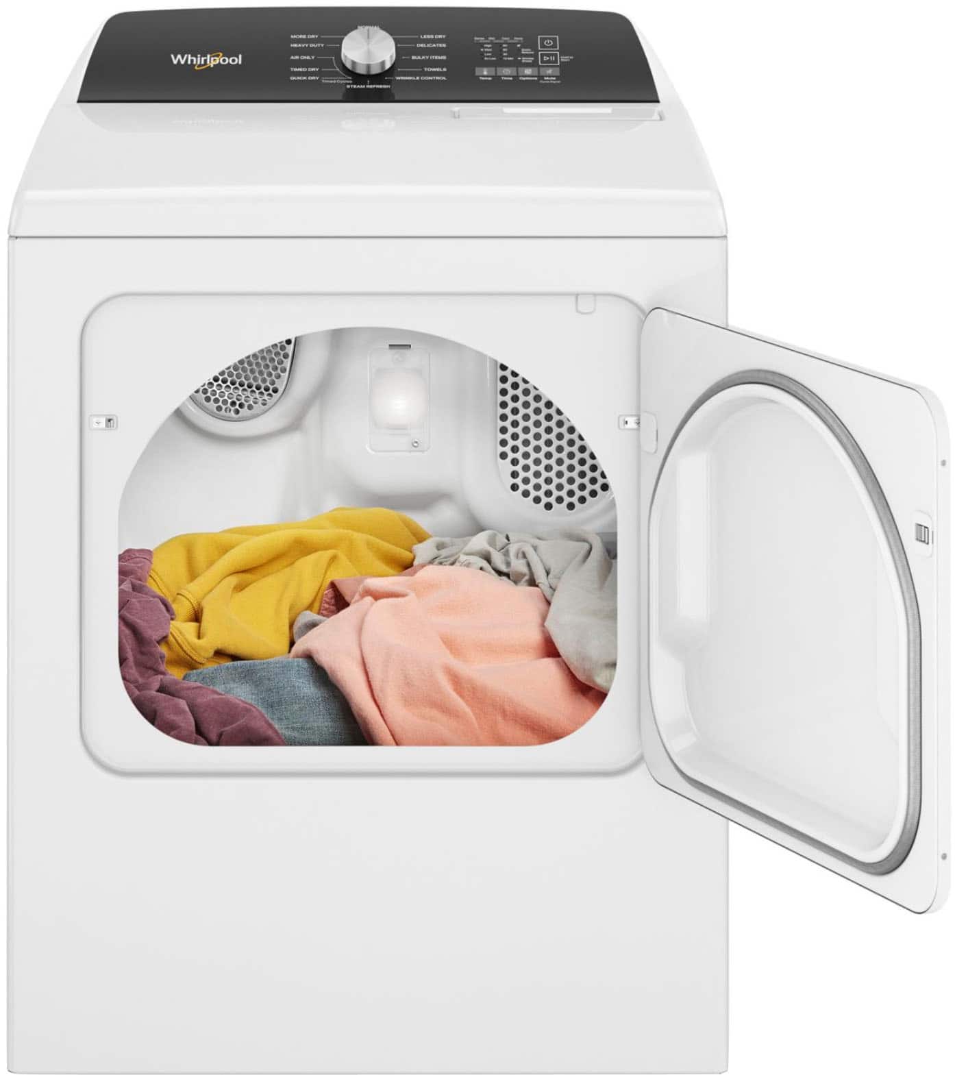 Whirlpool Electric Dryer 7.0 Cu. Ft Steam WED5050LW - Image 5