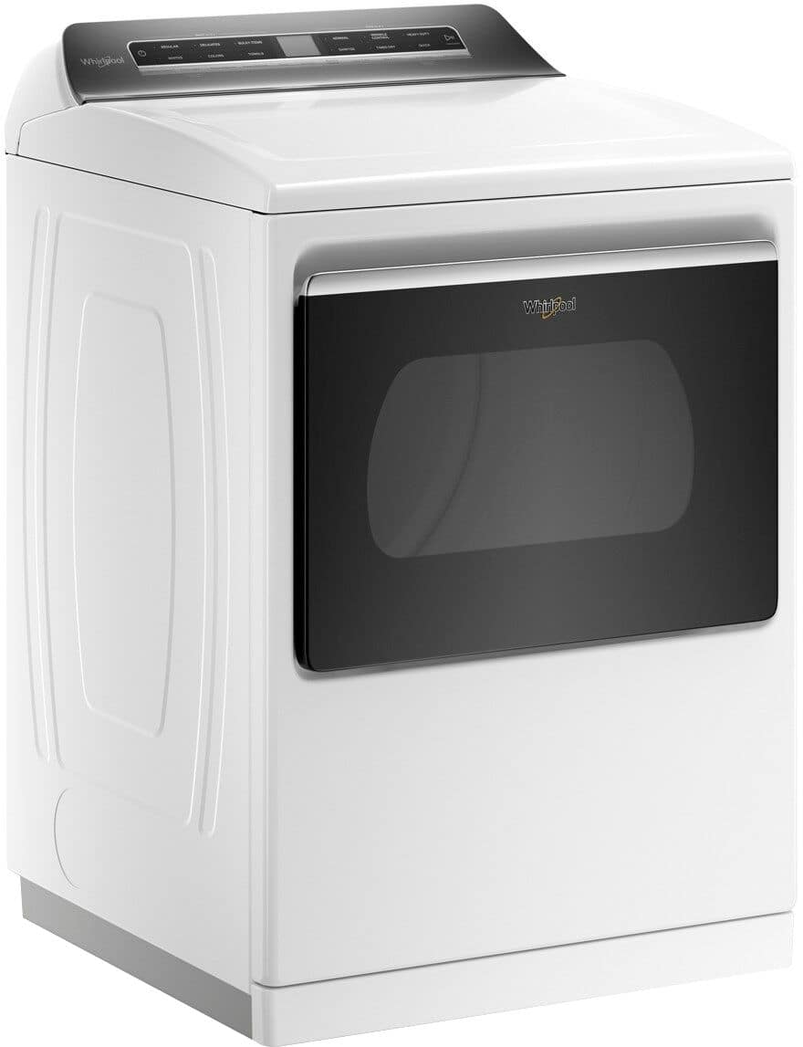 Whirlpool Electric Dryer 7.4 Cu. Ft Smart Steam WED8127LW - Image 7