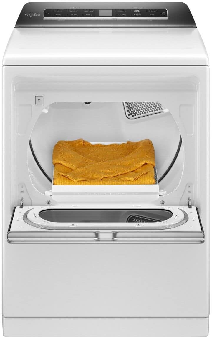 Whirlpool Electric Dryer 7.4 Cu. Ft Smart Steam WED8127LW - Image 3