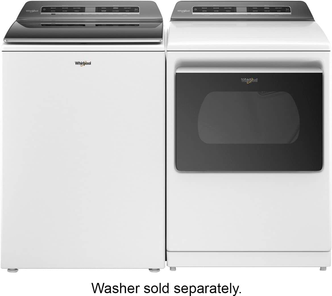 Whirlpool Electric Dryer 7.4 Cu. Ft Smart Steam WED8127LW - Image 8