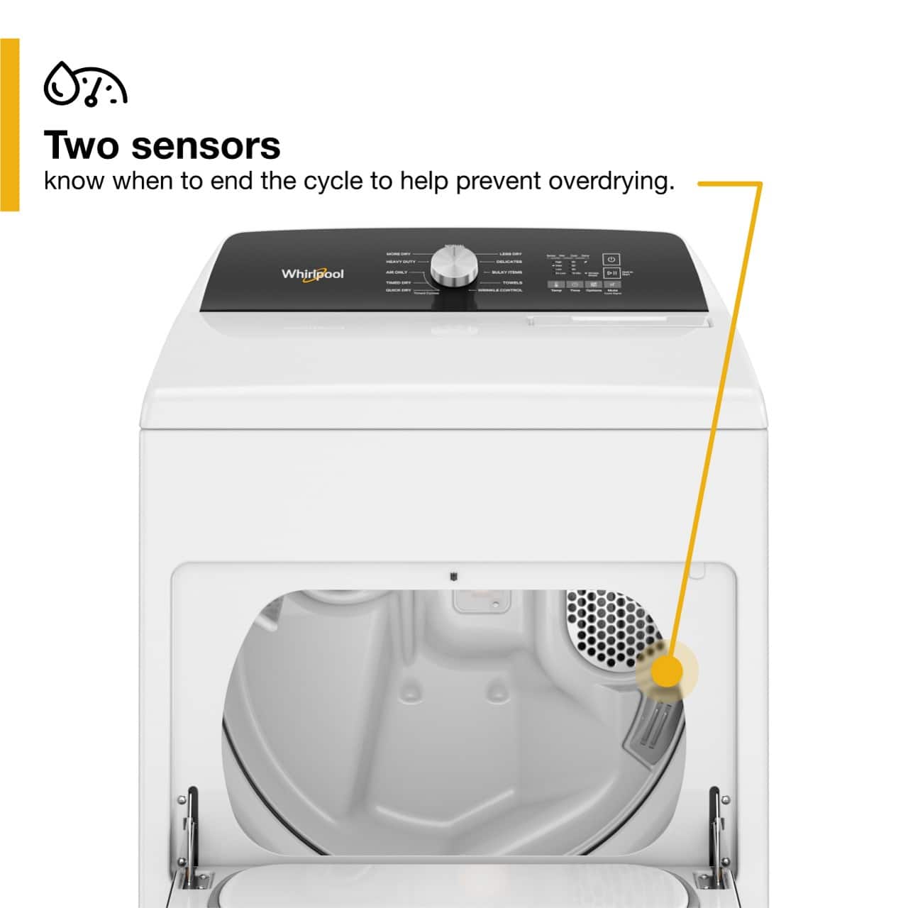 Whirlpool Gas Dryer 7.0 Cu. Ft WGD5010LW - Image 6