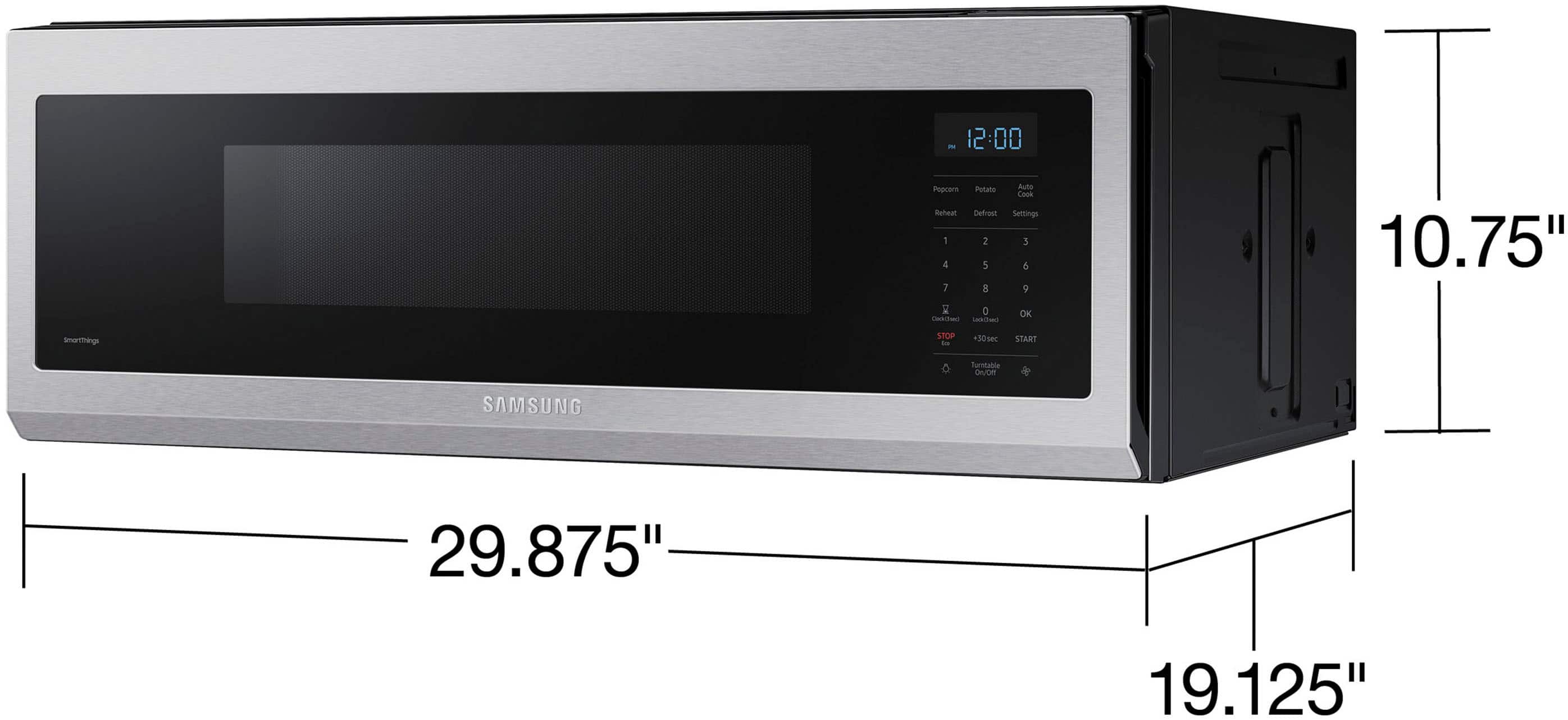 Samsung Over-the-Range SLIM 400 CFM Microwave Hood 1.1 cu. ME11A7510DS/AA - Image 2