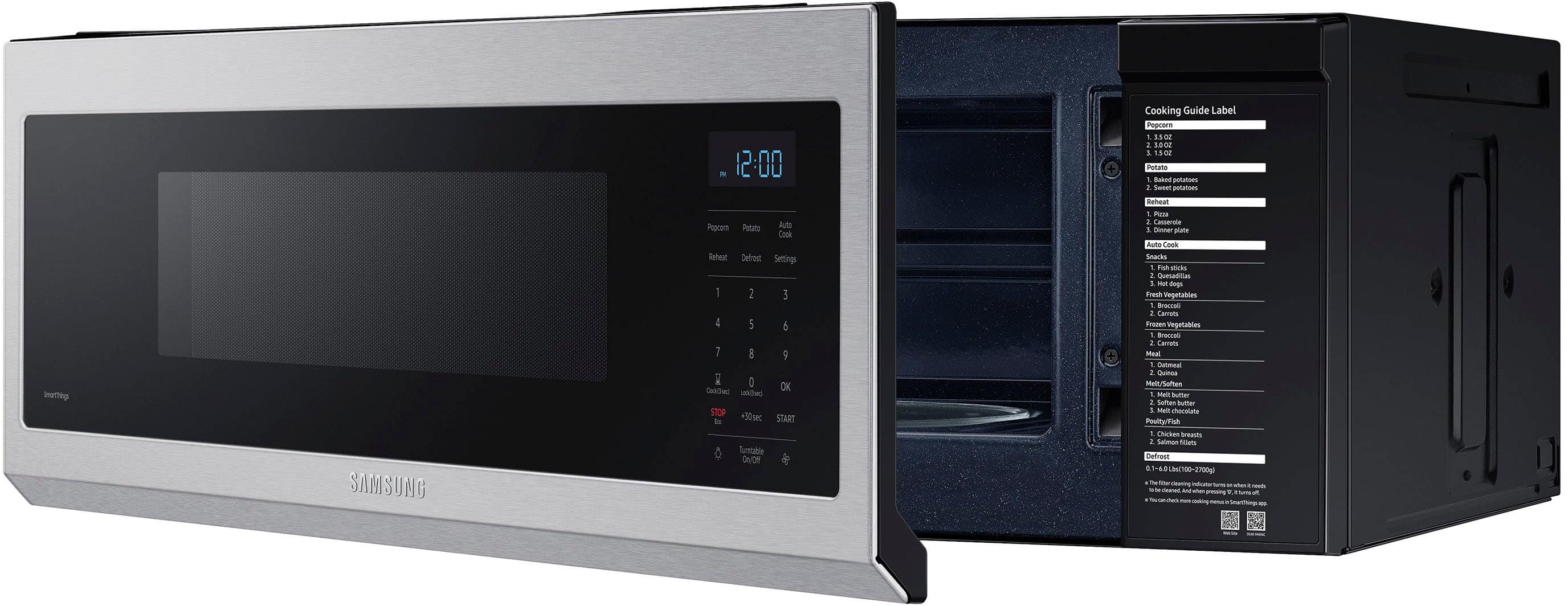 Samsung Over-the-Range SLIM 400 CFM Microwave Hood 1.1 cu. ME11A7510DS/AA - Image 5