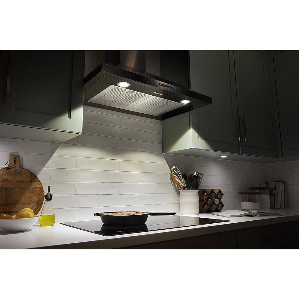 Whirlpool 30" Wall Mount Range Hood 400 CFM Stainless Steel WVW53UC0LS - Image 5