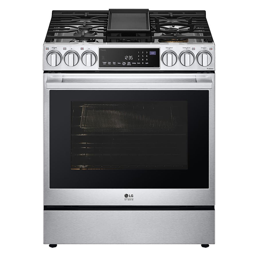 LG Studio 30" Slide-In Gas Range 6.3 Cu. Ft Smart Convection LSGS6338F - Image 1