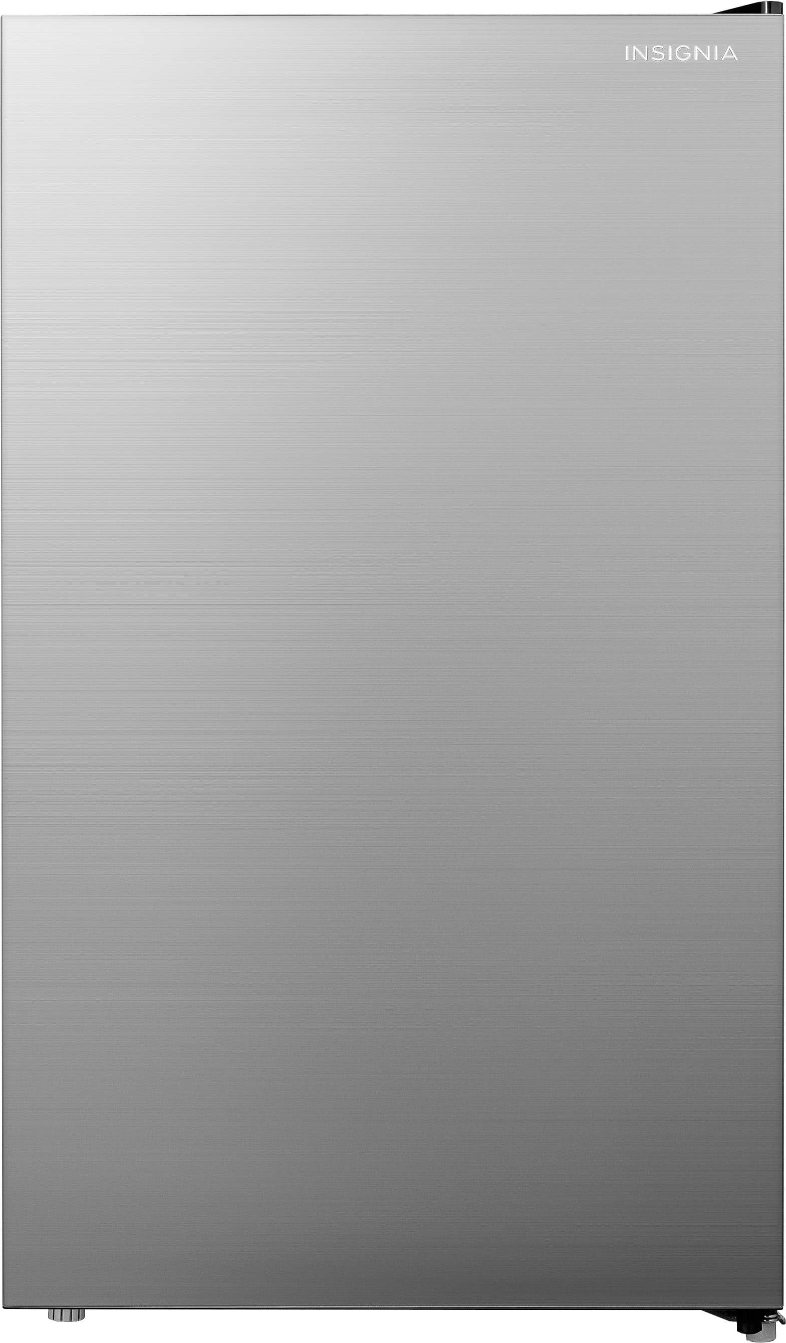 Insignia 4.4 Cu. Ft Mini Fridge w/ Glass Door Gray NS-CF44GD3 - Image 1