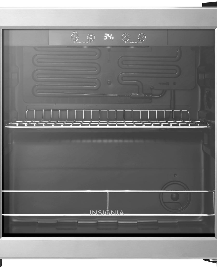 Insignia 48-Can Beverage Cooler Stainless Steel NS-BC48SS3 - Image 1