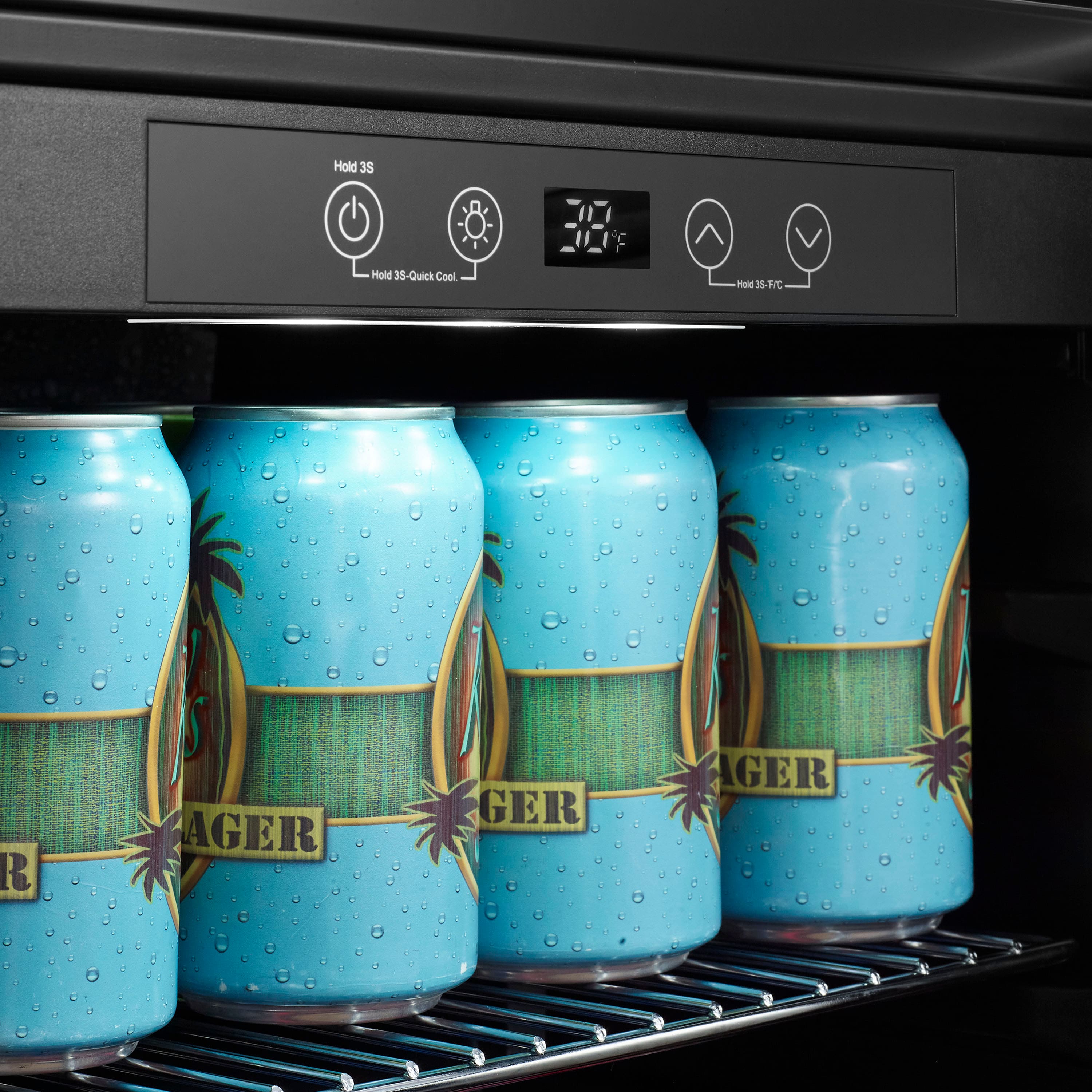 Insignia 48-Can Beverage Cooler Stainless Steel NS-BC48SS3 - Image 8