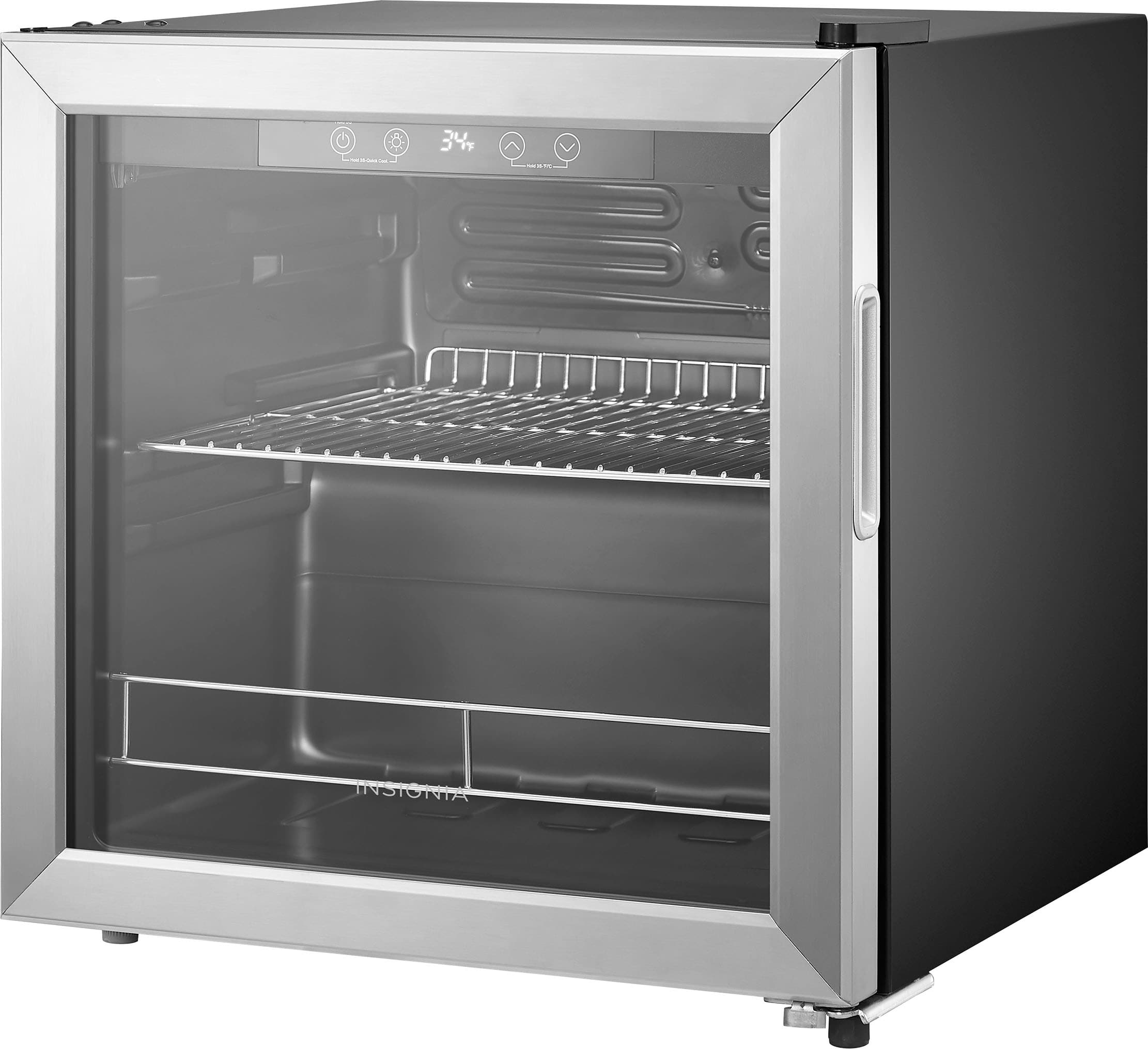 Insignia 48-Can Beverage Cooler Stainless Steel NS-BC48SS3 - Image 3
