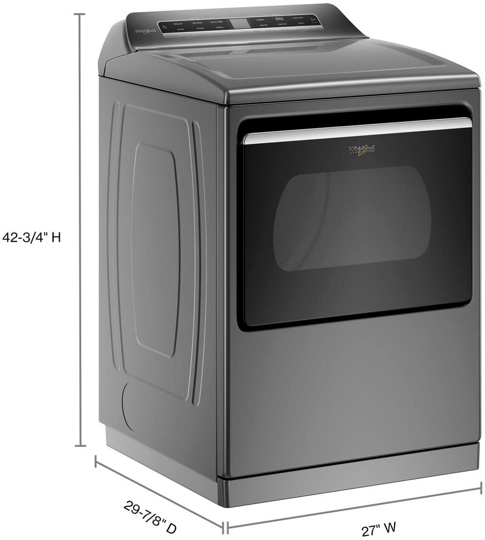 Whirlpool Gas Dryer 7.4 Cu. Ft Smart Steam WGD8127LC - Image 2