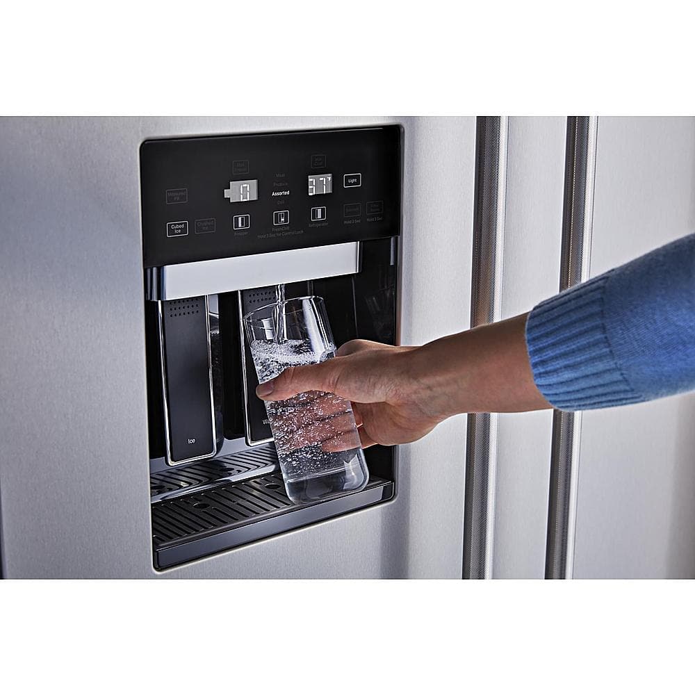 KitchenAid 29.4 Cu. Ft 48" Side-by-Side Built-In Refrigerator KBSD708MPS - Image 3