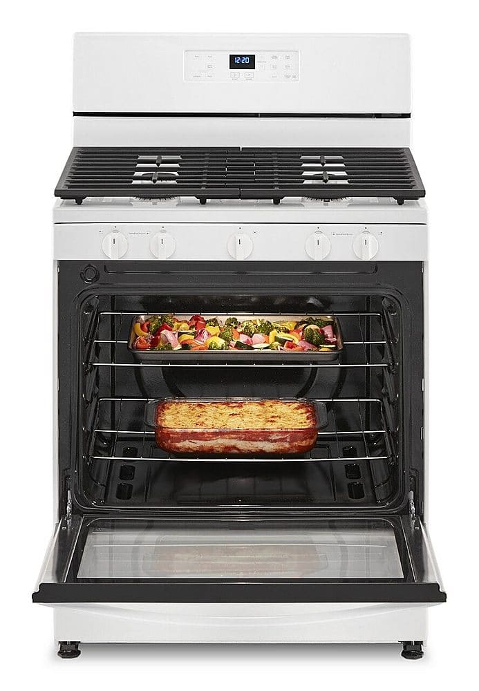 Whirlpool 30" Freestanding Gas Range w/ Broiler Drawer 5.1 cu. ft WFG505M0MW - Image 8