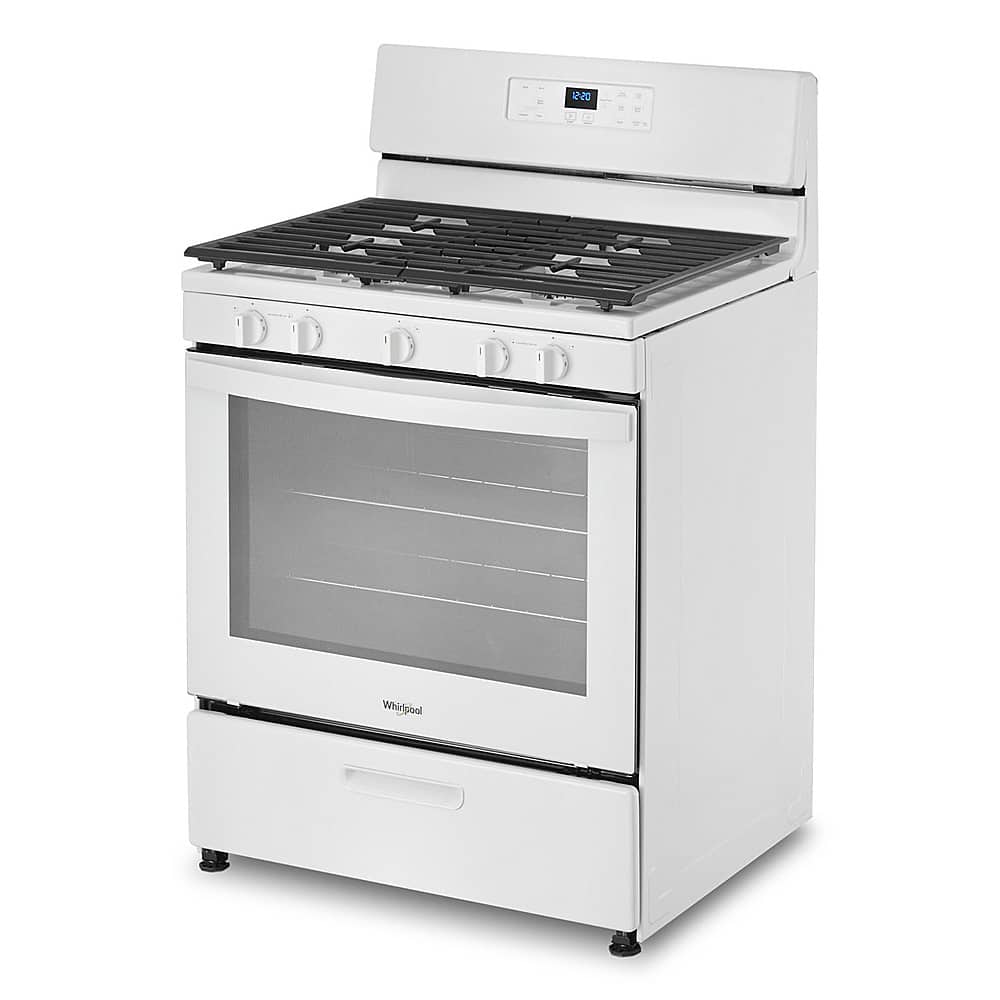Whirlpool 30" Freestanding Gas Range Edge to Edge Cooktop 5.1 cu. ft WFG505M0MW - Image 6