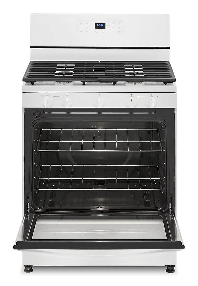 Whirlpool 30" Freestanding Gas Range w/ Broiler Drawer 5.1 cu. ft WFG505M0MW - Image 2