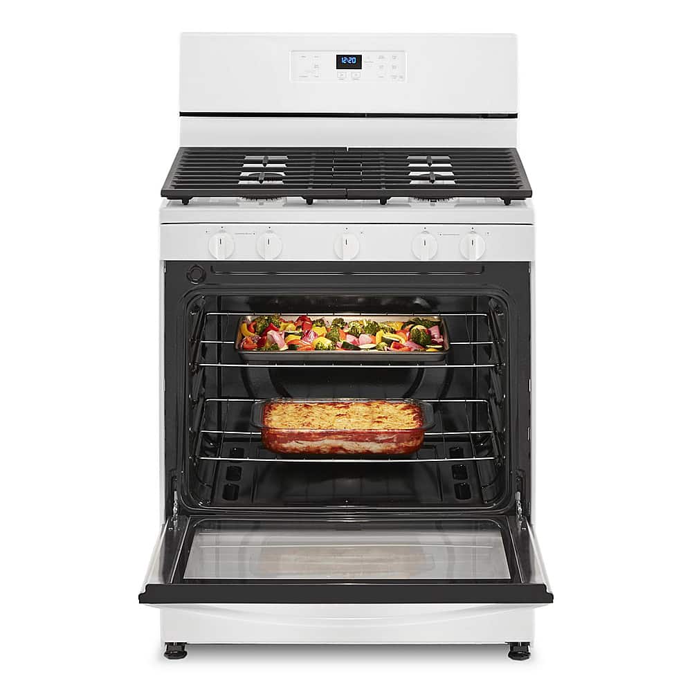 Whirlpool 30" Freestanding Gas Range w/ Broiler Drawer 5.1 cu. ft WFG505M0MW - Image 3