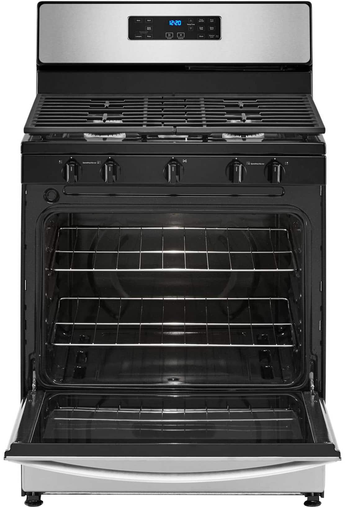 Whirlpool 30" Freestanding Gas Range 5 Burner Stainless 5.1 cu. ft WFG505M0MS - Image 3