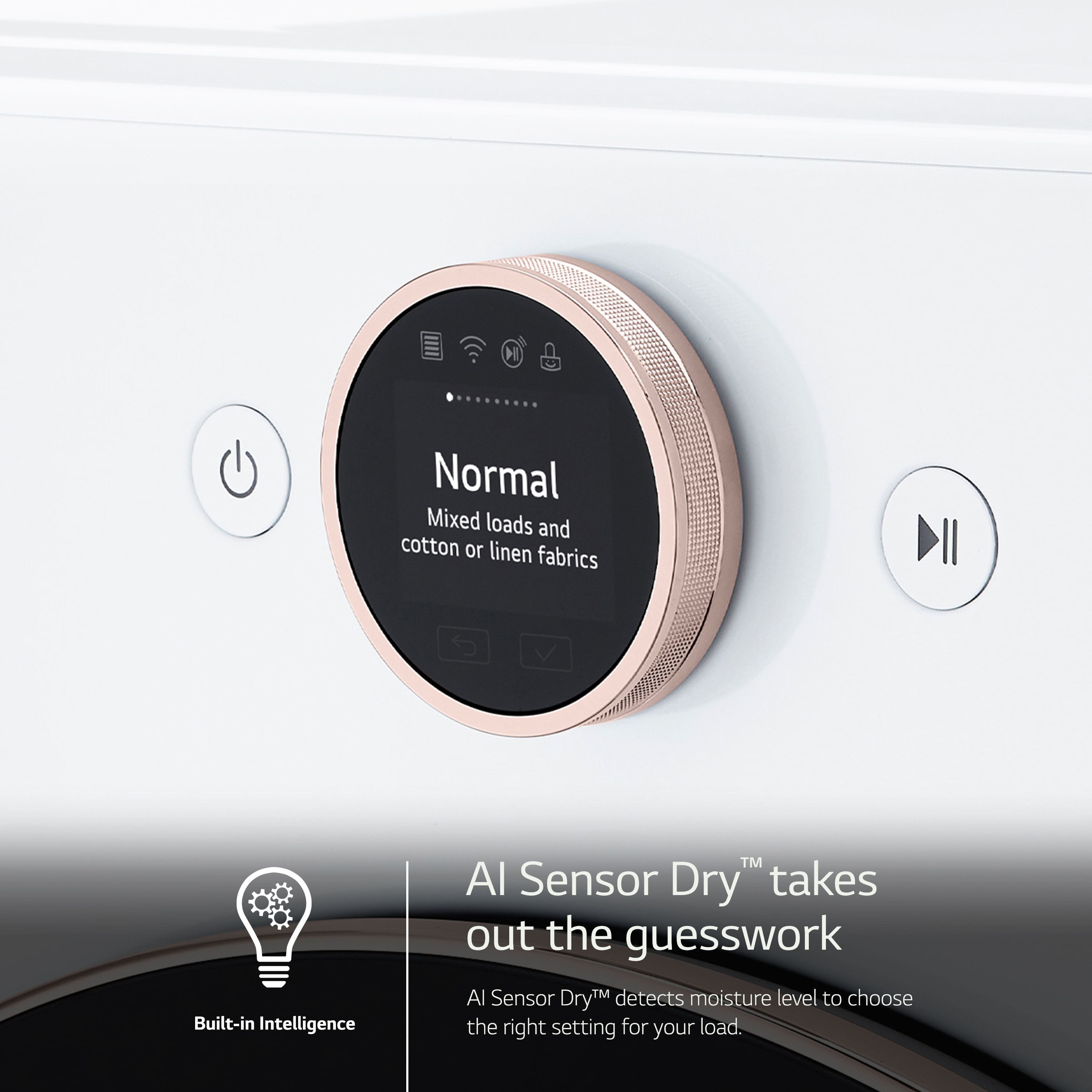LG Electric Stackable Dryer 7.4 Cu. Ft Smart Steam DLEX6500W - Image 7