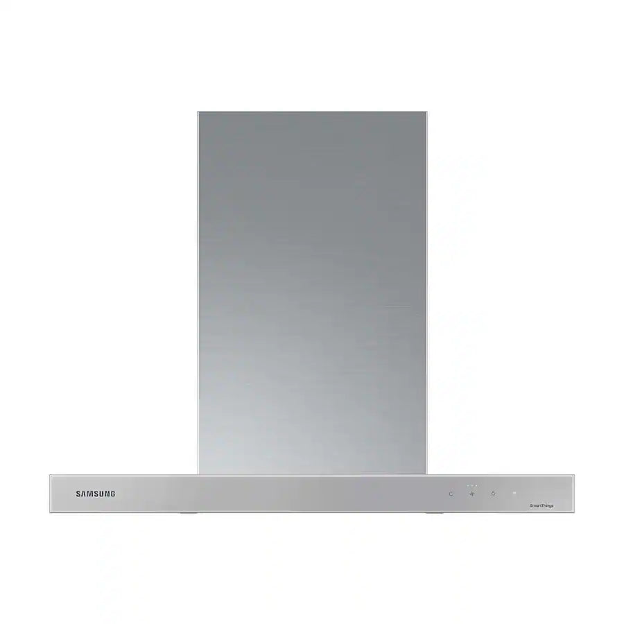 New Samsung BESPOKE NK30CB600WCGAA 29" Convertible Wall Chimney Range Hood, Gray