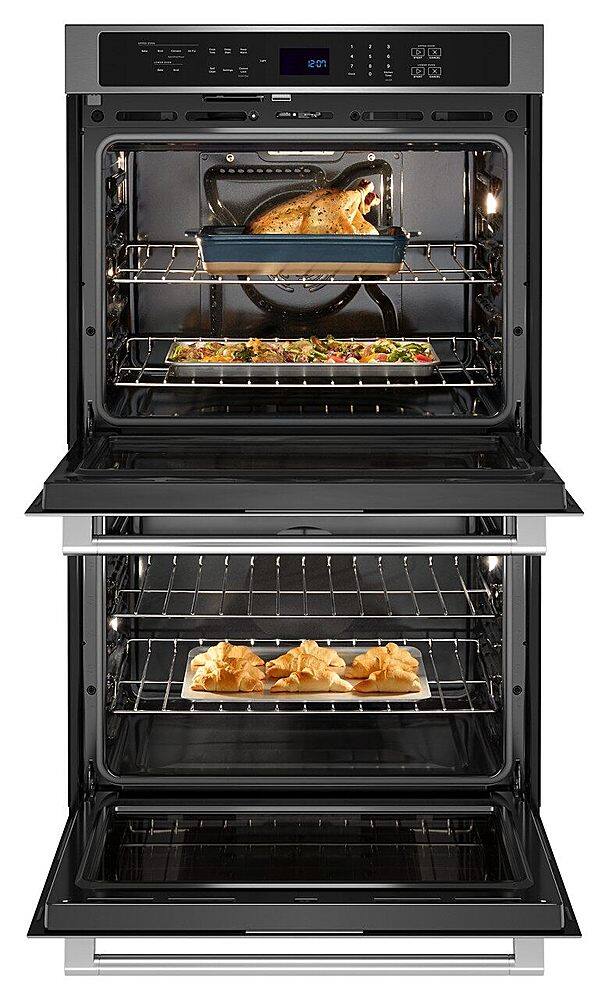 Maytag 30" Double Built-In Electric Convection Wall Oven Stainless MOED6030LZ - Image 4