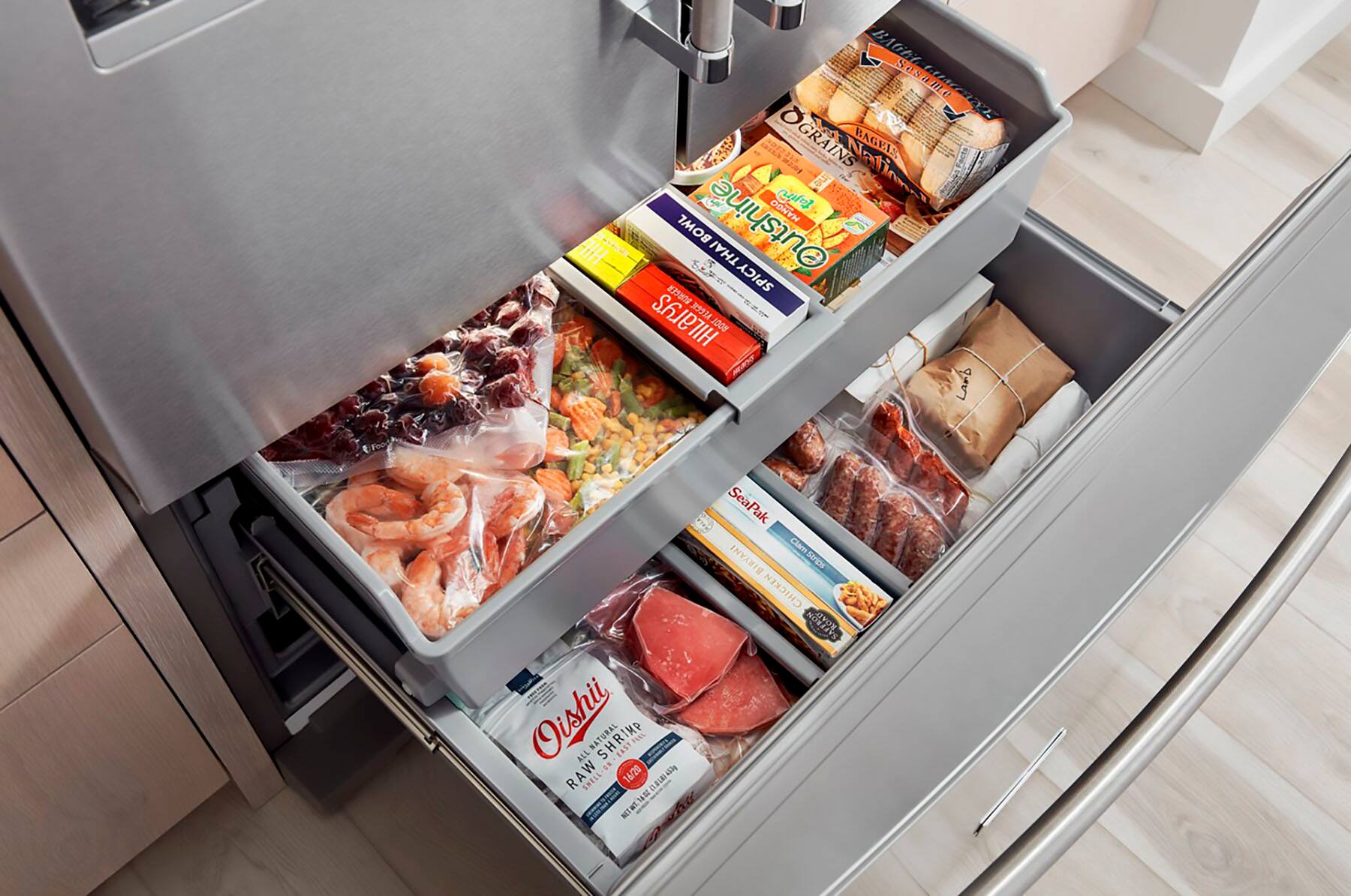 KitchenAid 27" French Door Refrigerator 27 Cu. Ft Stainless Steel KRFF577KPS - Image 10