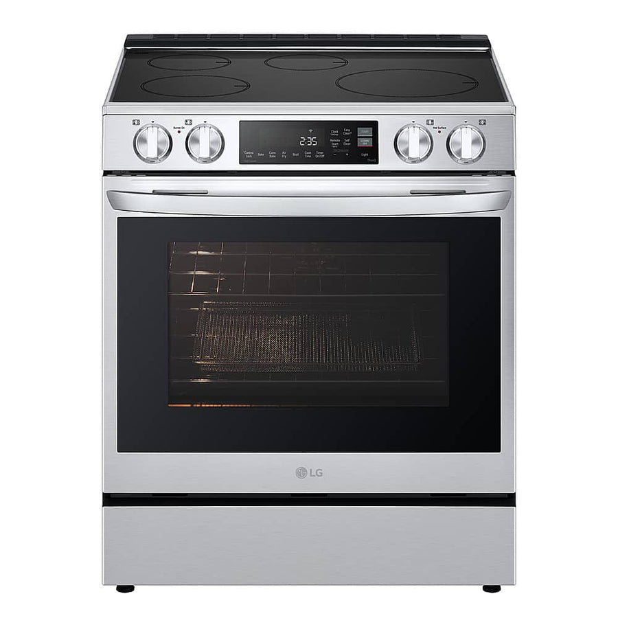 LG 30" Slide-In Electric Induction Convection Range Stainless Smart LSIL6334FE - Image 1