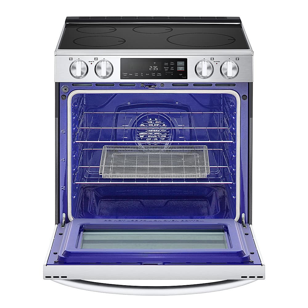 LG 30" Slide-In Electric Induction Convection Range Stainless Smart LSIL6334FE - Image 7