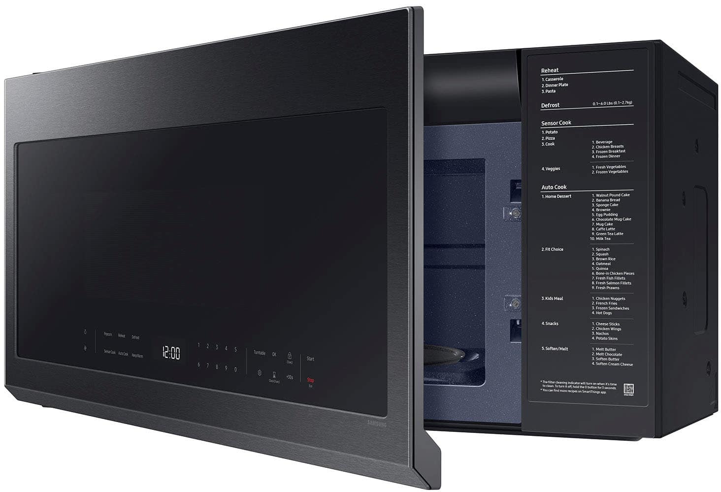 Samsung Over-the-Range 400 CFM Microwave Hood 2.1 Cu. Ft ME21DG6300MTAA - Image 3