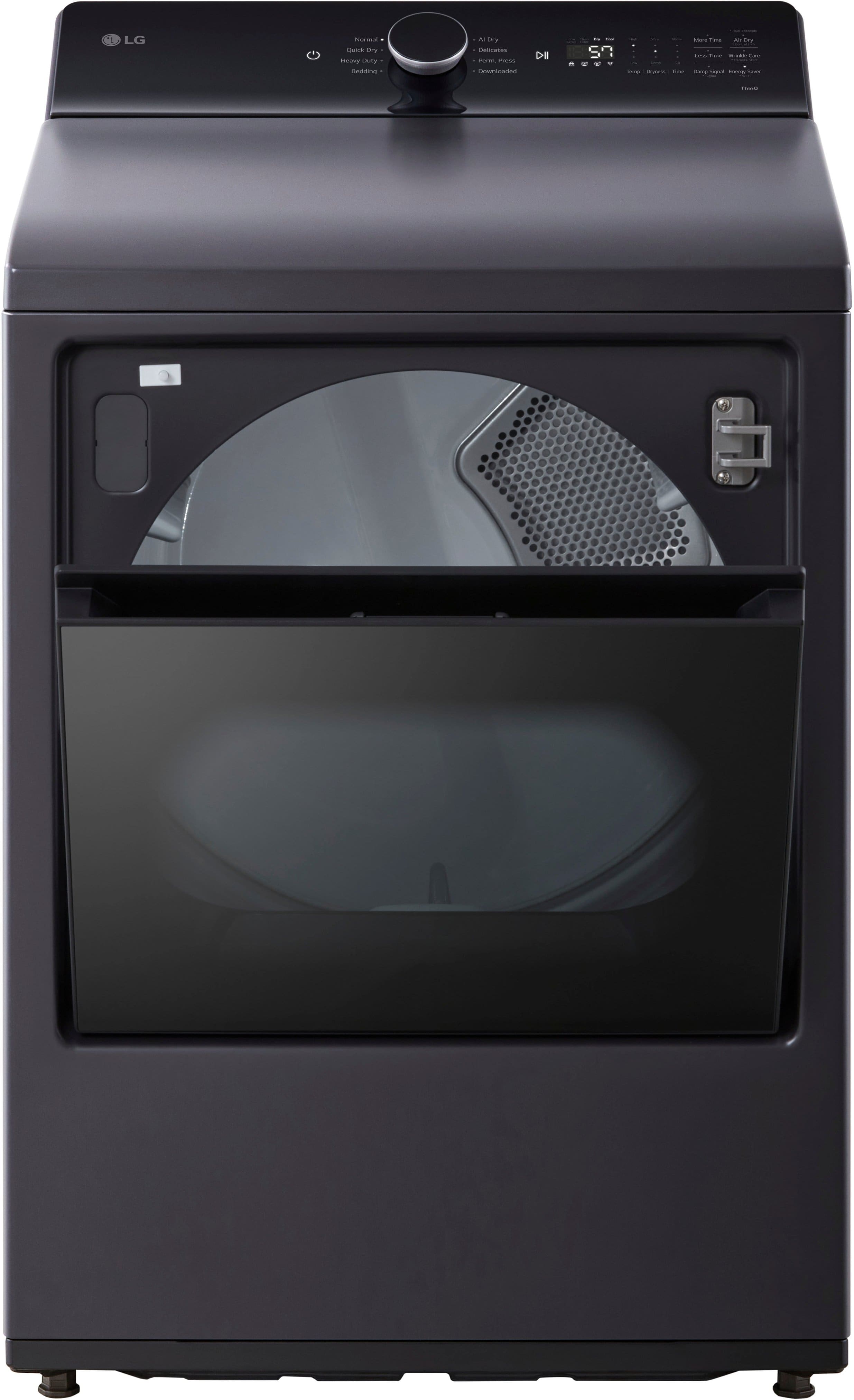 LG Gas Dryer w/ EasyLoad Door 7.3 Cu. Ft Smart DLG8401BE - Image 5