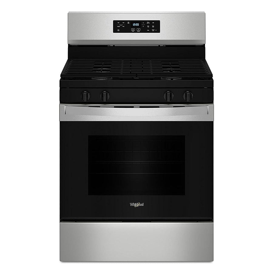 Whirlpool 30" Self Clean Gas Range w/ No Preheat Mode 5.3 cu. ft WFGS3530RS - Image 1
