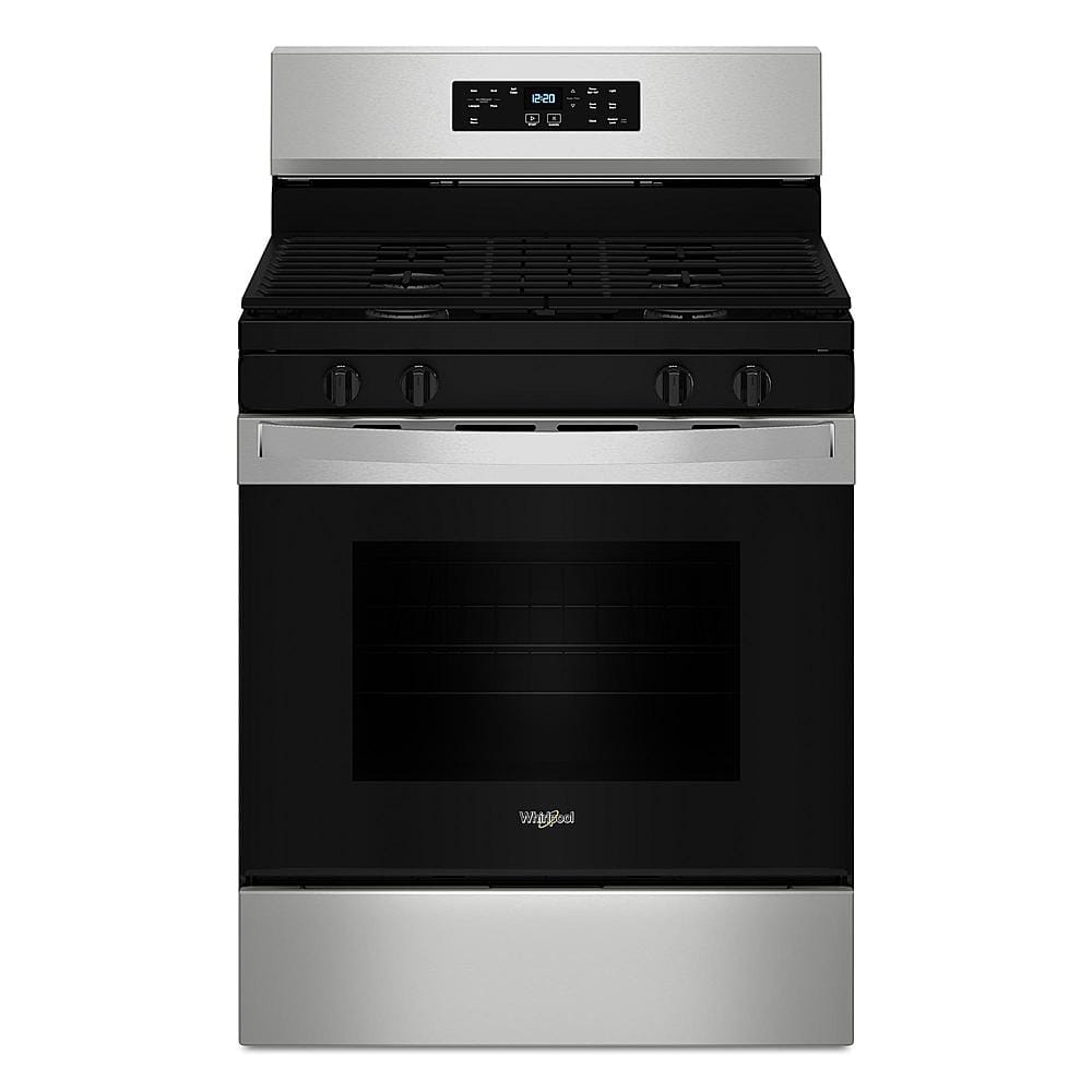 Whirlpool 30" Self Clean Gas Range w/ No Preheat Mode 5.3 cu. ft WFGS3530RS - Image 1