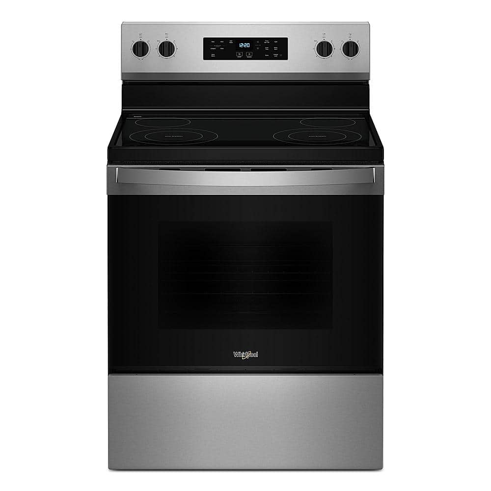 Whirlpool 30" Electric Range w/ No Preheat Mode Self Clean 5.3 cu. ft WFES3530RS - Image 1