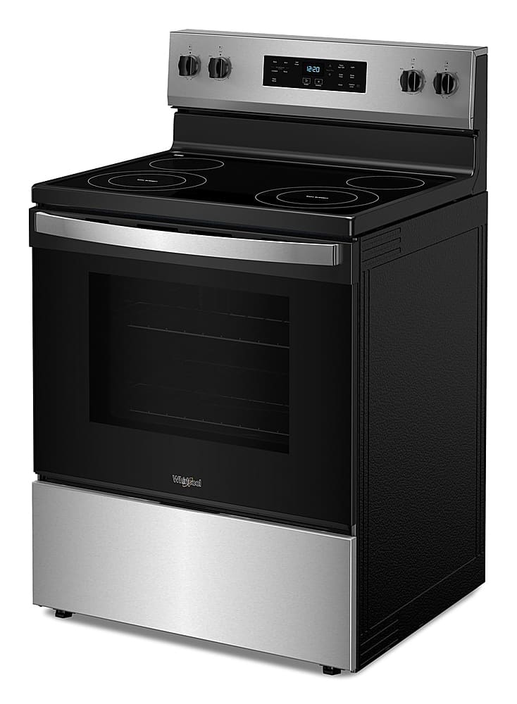 Whirlpool 30" Freestanding Electric Range 5.3 cu. ft Stainless Steel WFES3530RS - Image 8