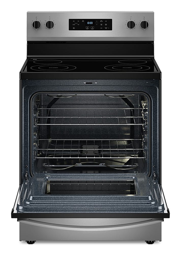 Whirlpool 30" Electric Range w/ No Preheat Mode Self Clean 5.3 cu. ft WFES3530RS - Image 4