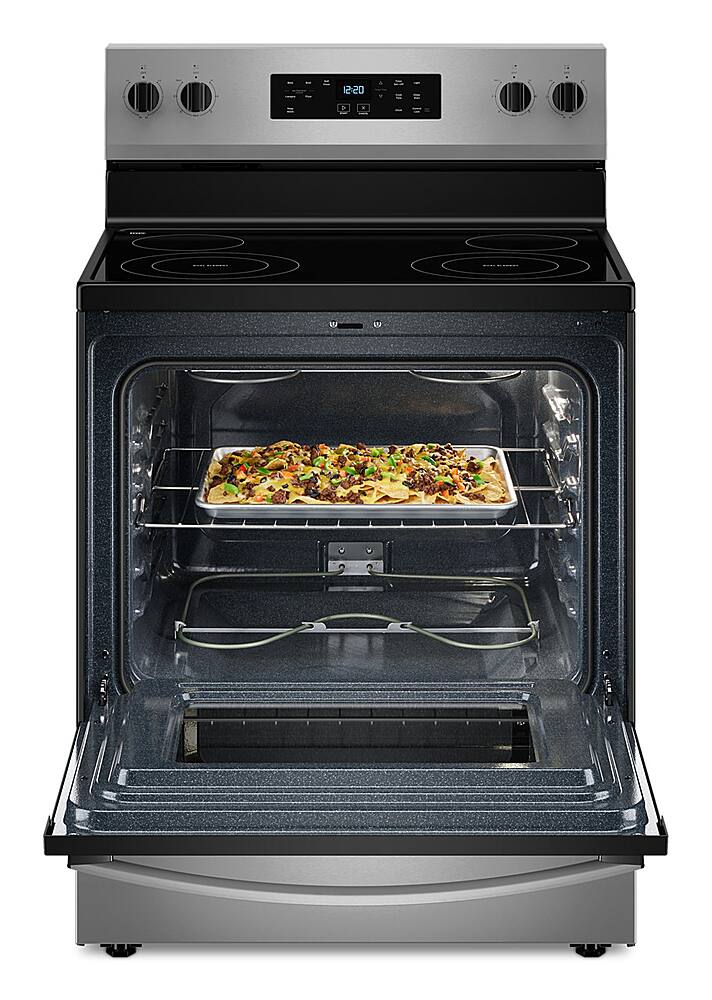 Whirlpool 30" Freestanding Electric Range 5.3 cu. ft Stainless Steel WFES3530RS - Image 5