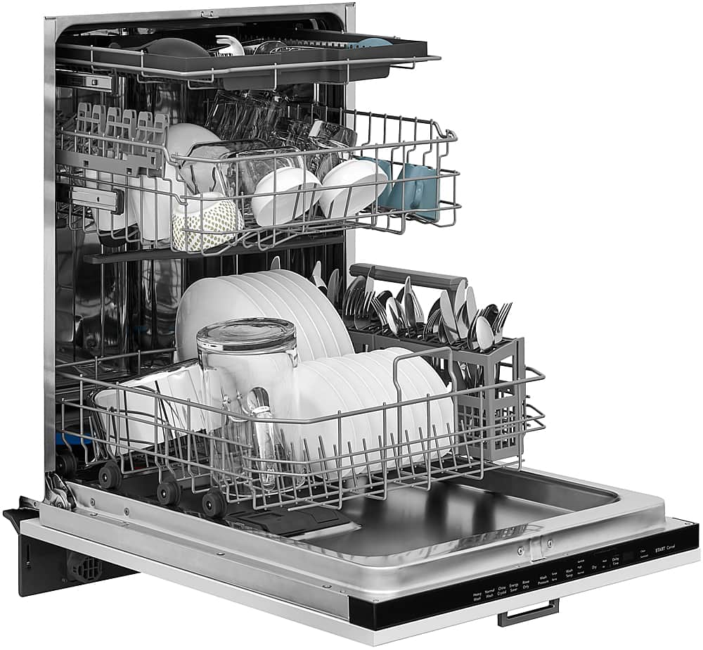 Frigidaire 24" Built-In Top Control 49 dBA Dishwasher Panel Ready FDSR4501AP - Image 4