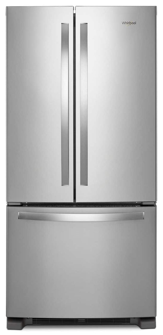 Whirlpool 33" French Door Refrigerator 22 cu. ft Stainless Steel WRFF5333PZ - Image 1