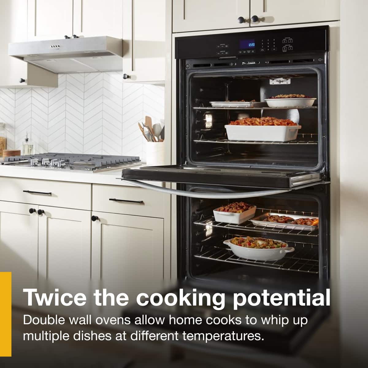 Whirlpool Double Wall Oven w/ Steam Clean Option Stainless Steel WOED3030LS - Image 5