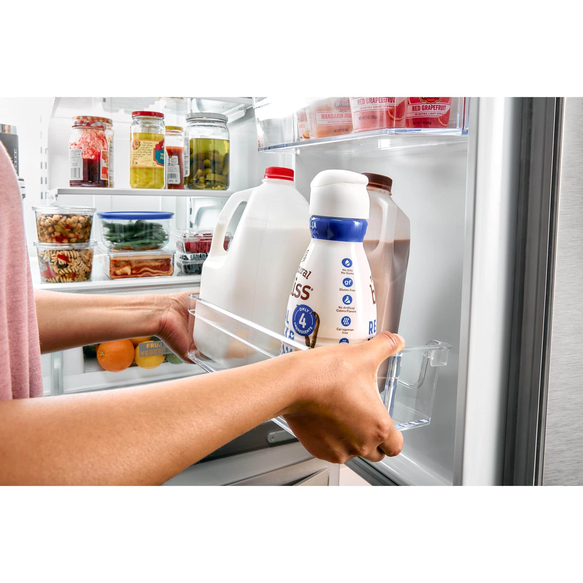 Whirlpool 36" French Door Refrigerator Black 25 cu. ft WRMF3636RB - Image 7
