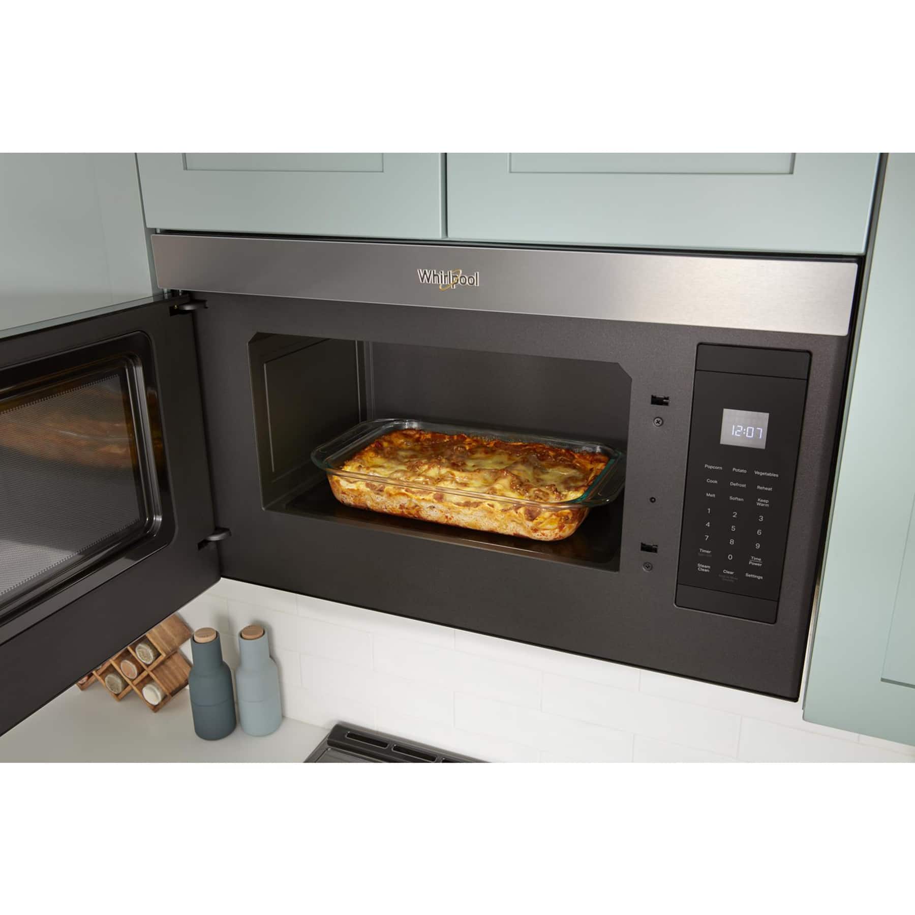 Whirlpool Flush Over-the-Range 300 CFM Microwave 1.1 Cu. Ft WMMF5930PZ - Image 2