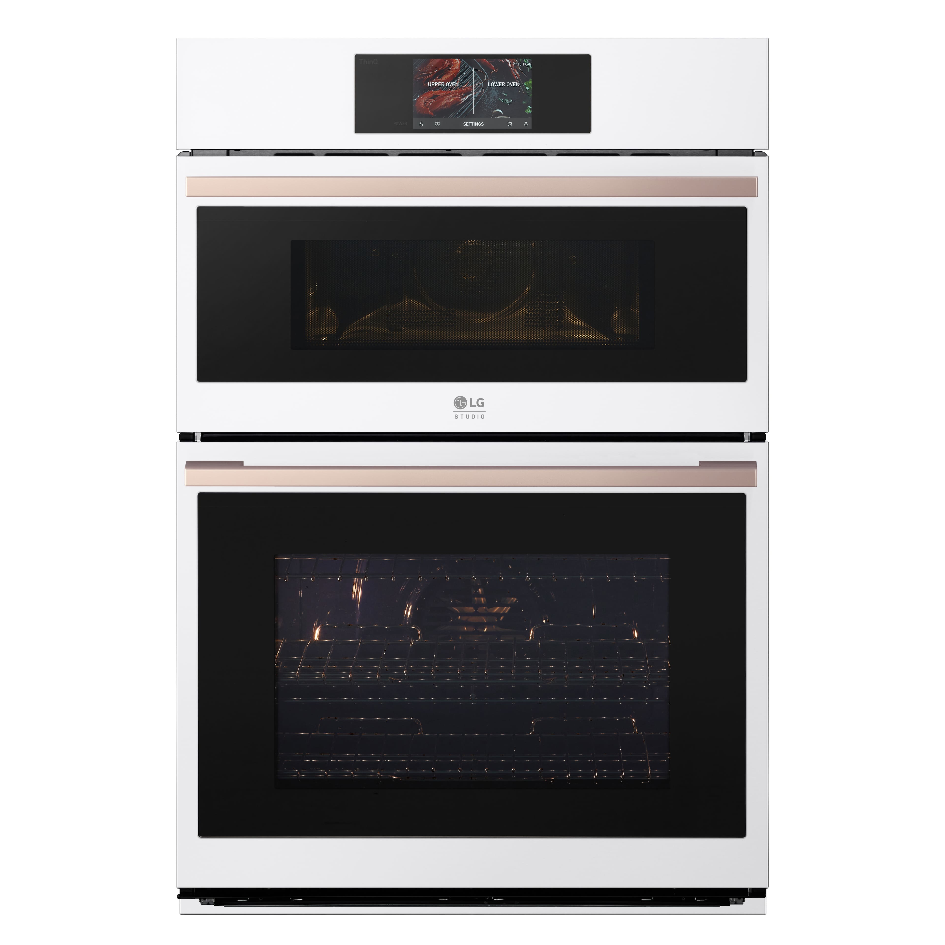 LG 30" Smart Built-In Electric Convection Wall Oven Microwave WCES6428N - Image 1