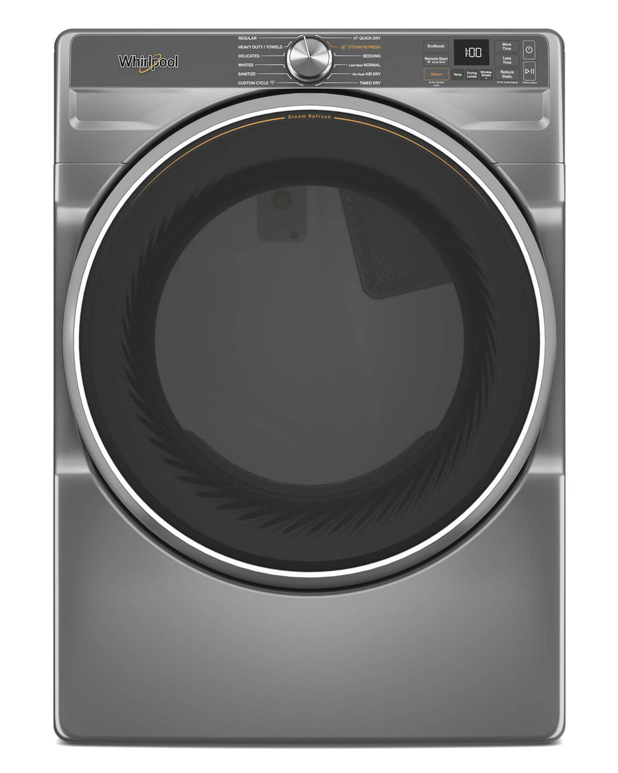Whirlpool Electric Stackable Dryer 7.4 Cu. Ft Smart Steam Silver WED6720RR - Image 1