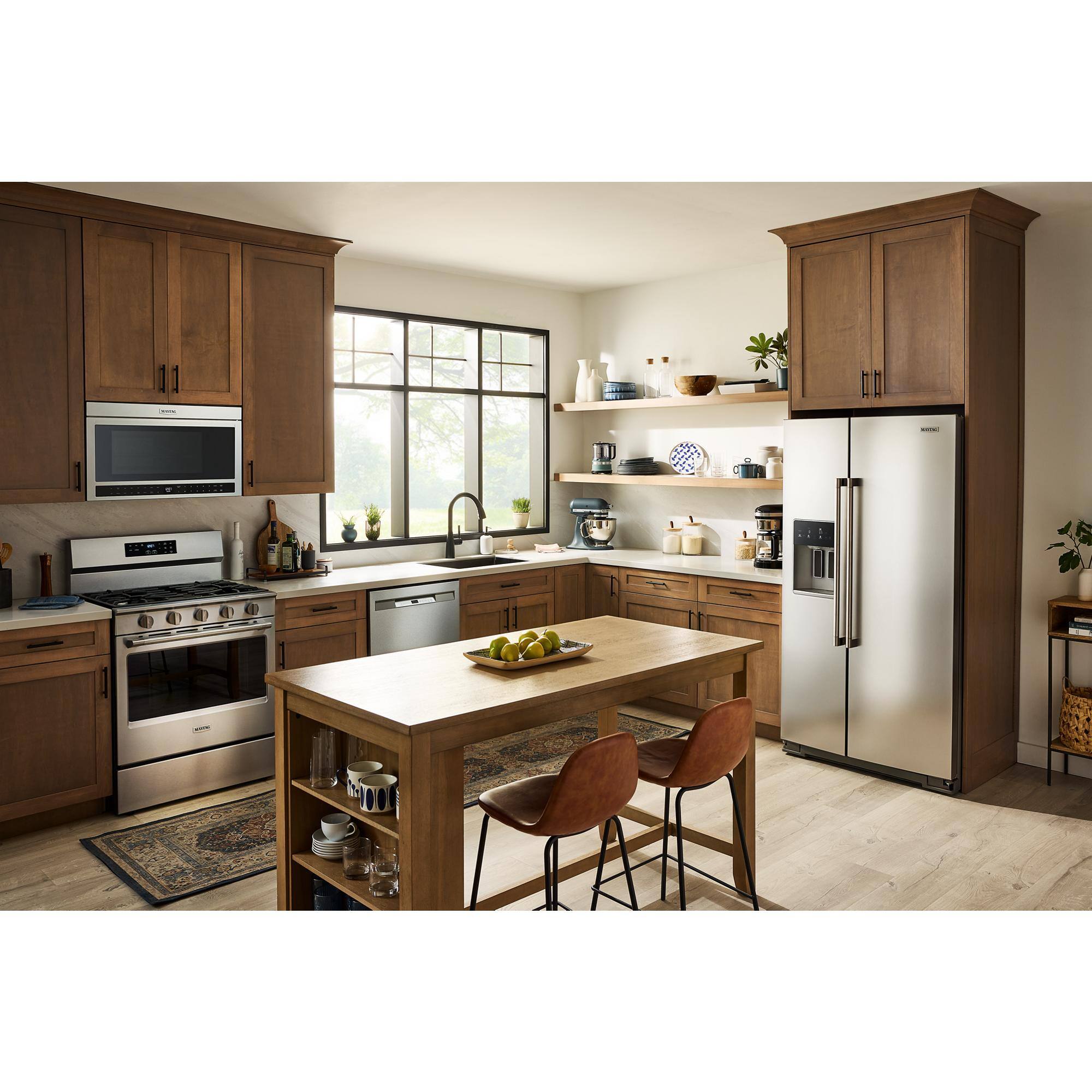 Maytag 36" Counter-Depth Side-by-Side Refrigerator 20.85 cu. ft MRSC6636RZ - Image 8