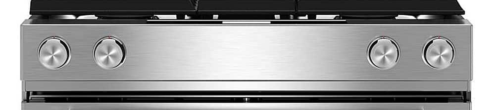 KitchenAid 30" Slide-In Gas Range 6.4 cu. ft Convection Stainless KSDG950ESS - Image 3