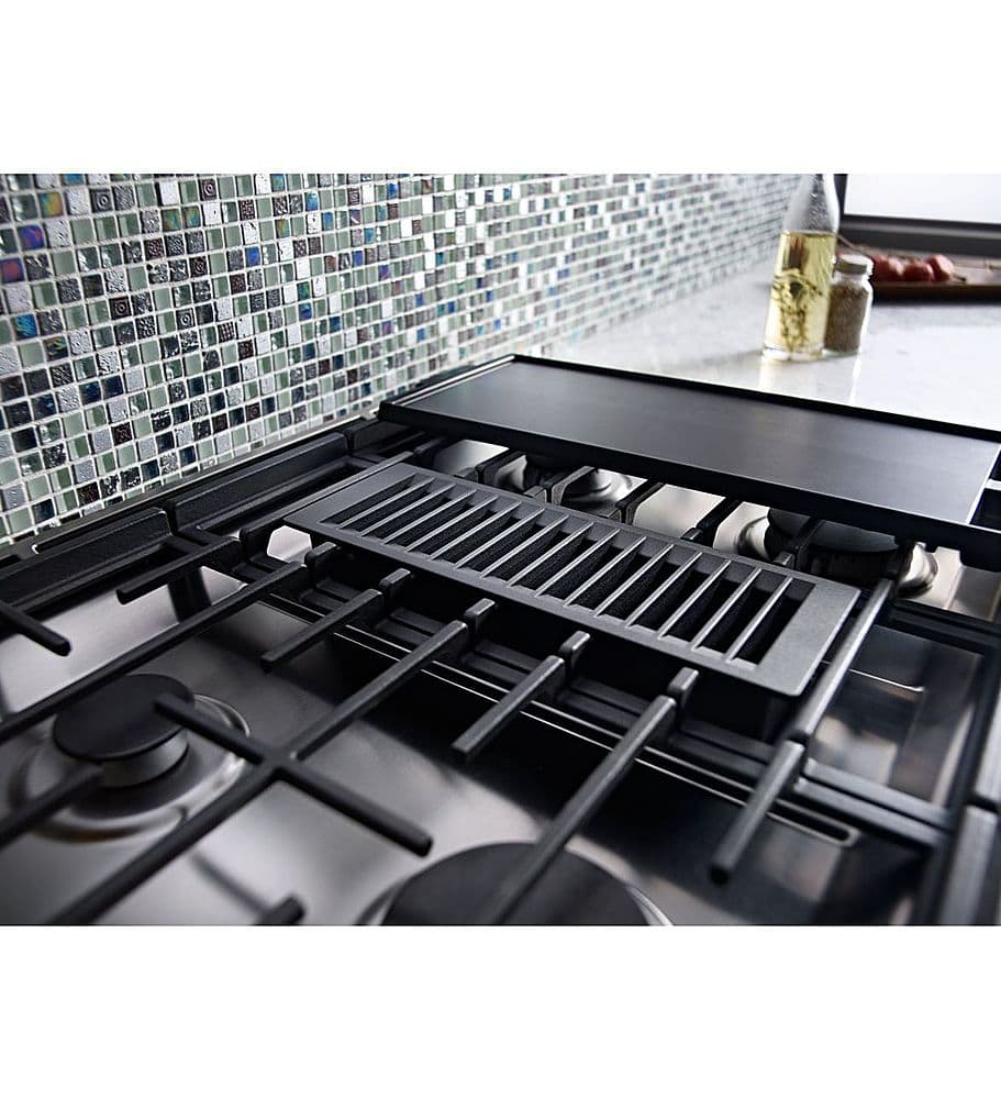 KitchenAid 30" Slide-In Gas Range 6.4 cu. ft Convection Stainless KSDG950ESS - Image 5