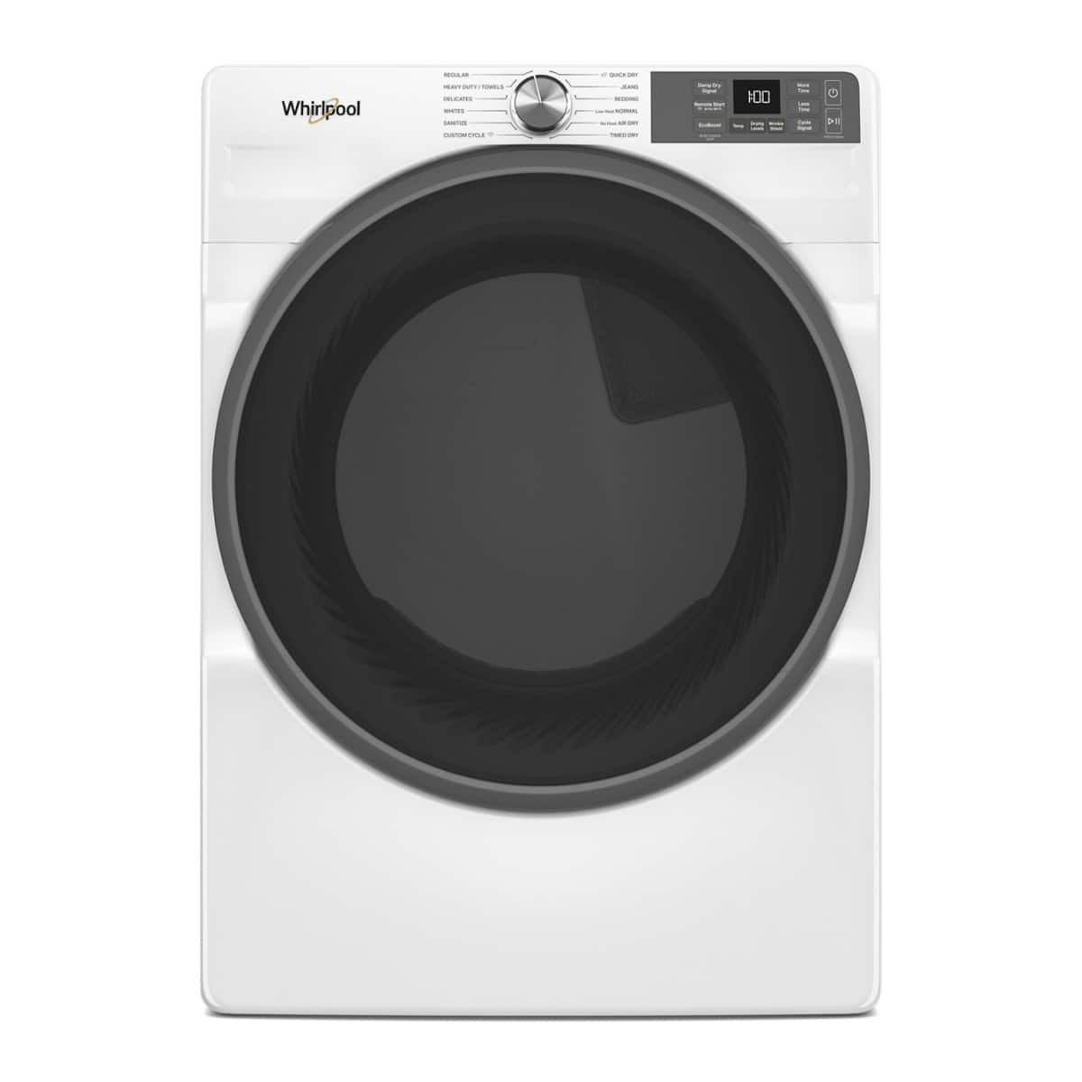 Whirlpool 7.4 cu. ft Smart Front Load Gas Dryer WGD5720RW  White - Image 1