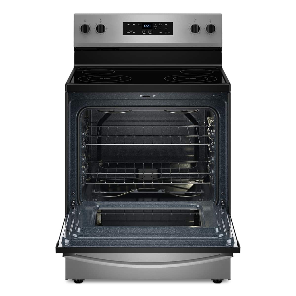 Whirlpool 30" Electric Range w/ No Preheat Mode Stainless Steel WFES3030RS - Image 4
