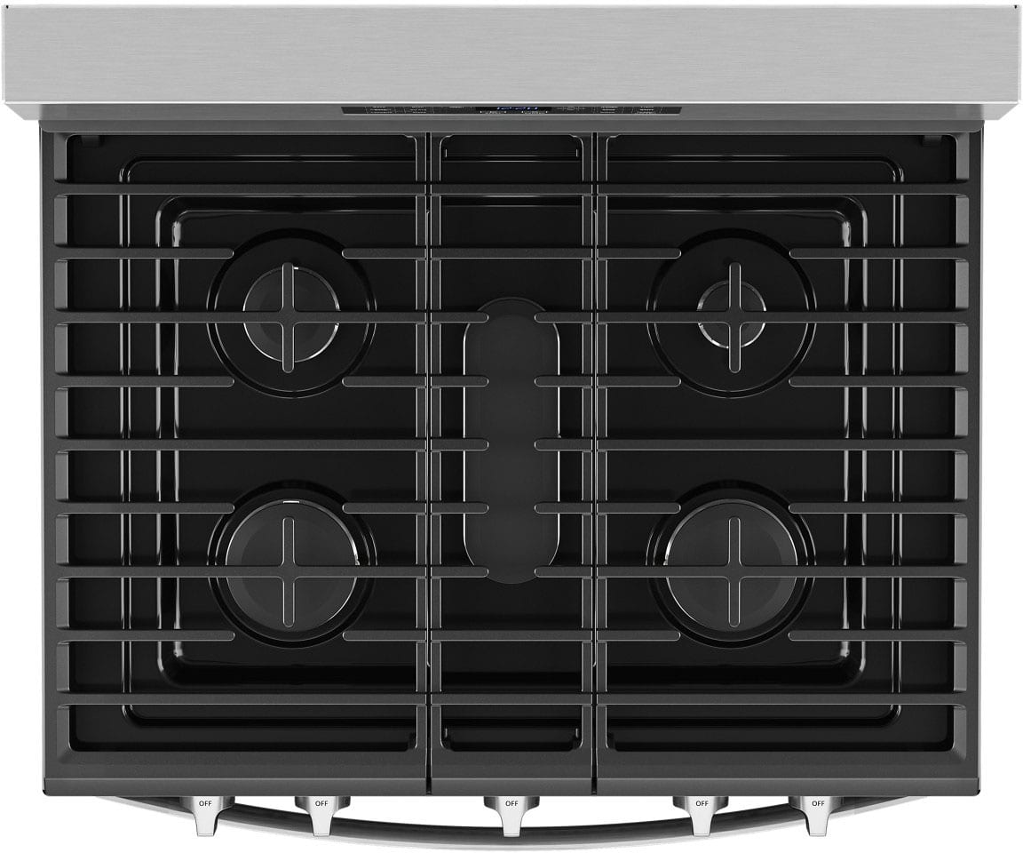 Whirlpool 30" Freestanding Gas Range 5.0 cu. ft Convection Steam WFGS4530SS - Image 5