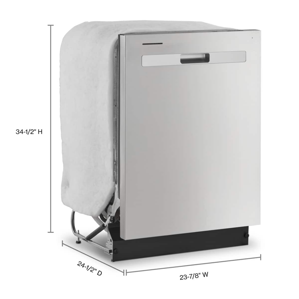 Whirlpool 24" Top Control 55 dBA Dishwasher Stainless Steel WDP540HAMZ - Image 3