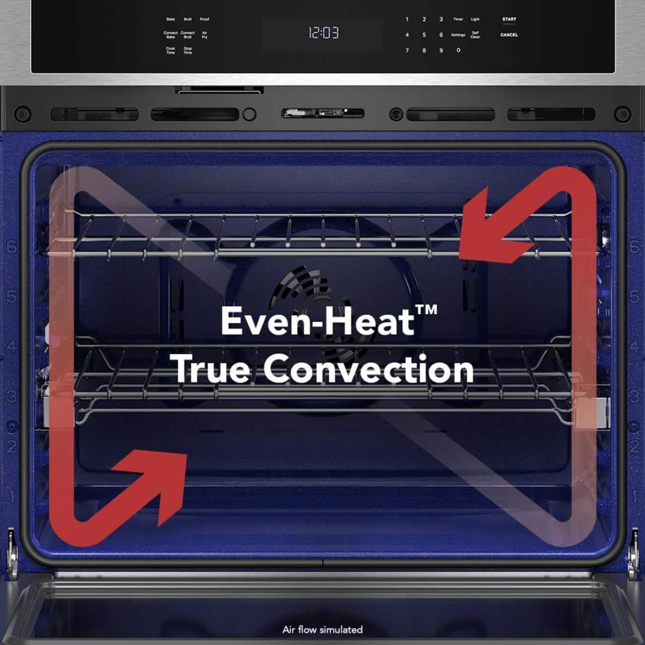 KitchenAid 30" Built-In Convection Wall Oven w/ Microwave Stainless KOEC530SPS - Image 6