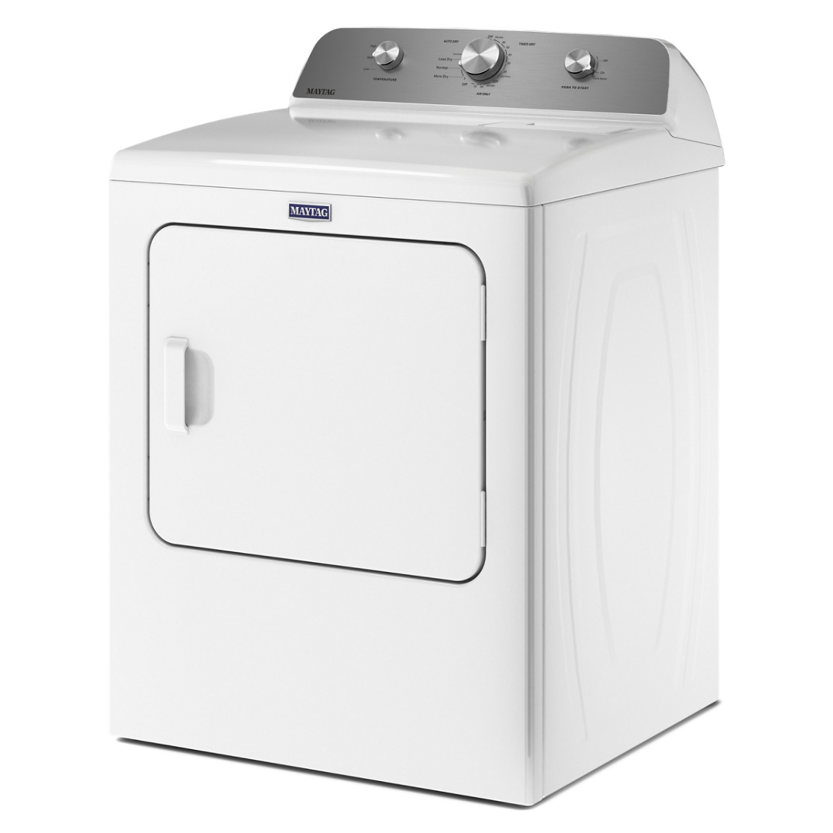 Maytag Electric Dryer Wrinkle Prevent 7.0 Cu. Ft White MED4500MW - Image 4